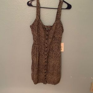 Medium RVCA black flower dress